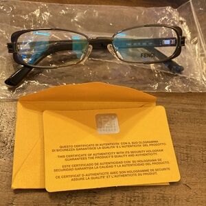 Fendi Eyeglasses Frame with Certificate of Authenticity F943 Unisex